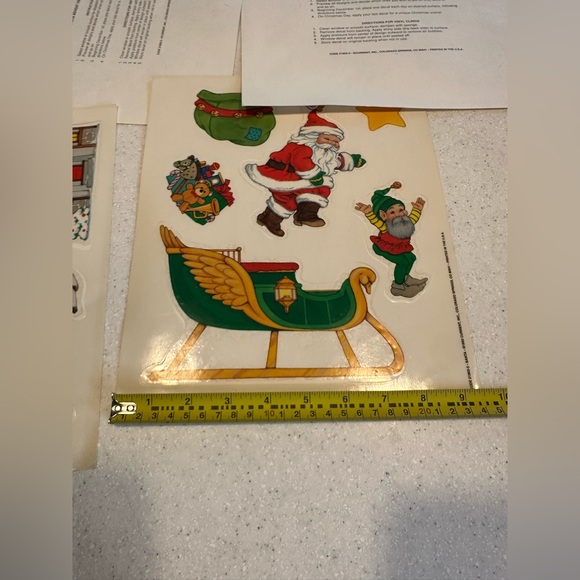 Vintage Christmas Santa Advent Vinyl Clings! 25 pc Window Decor 1993
Current Inc - Picture 14 of 14